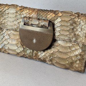 Vintage R&Y Augousti Python Clutch Bag